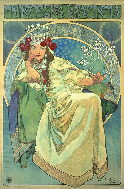 Prinzessin Hyazinthe von Alphonse Mucha